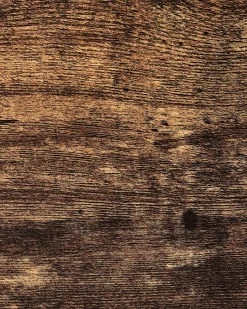 Konsolentisch Glas Dunkler Holzfarbton / Schwarz 2 Schubladen Mauk