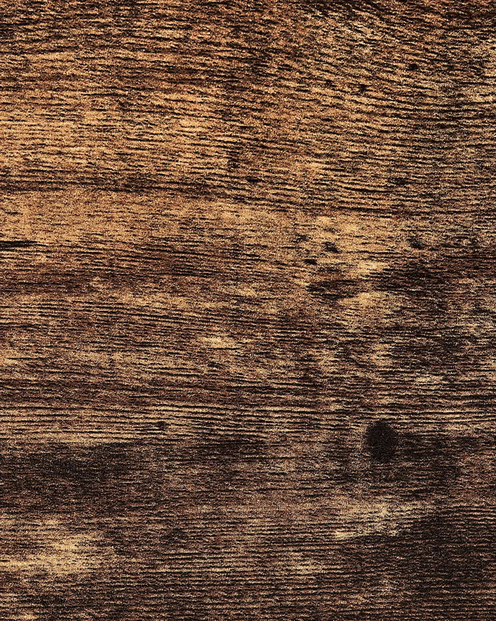 Konsolentisch Glas Dunkler Holzfarbton / Schwarz 2 Schubladen Mauk