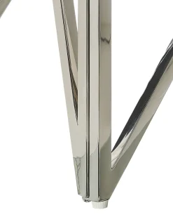 Konsolentisch Glas Transparent / Silber Weso