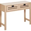Konsolentisch Heller Holzfarbton 2 Schubladen Randa