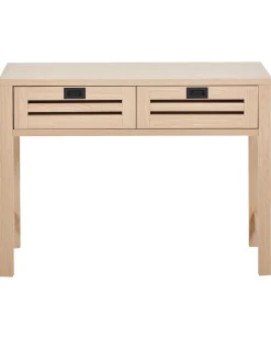 Konsolentisch Heller Holzfarbton 2 Schubladen Randa