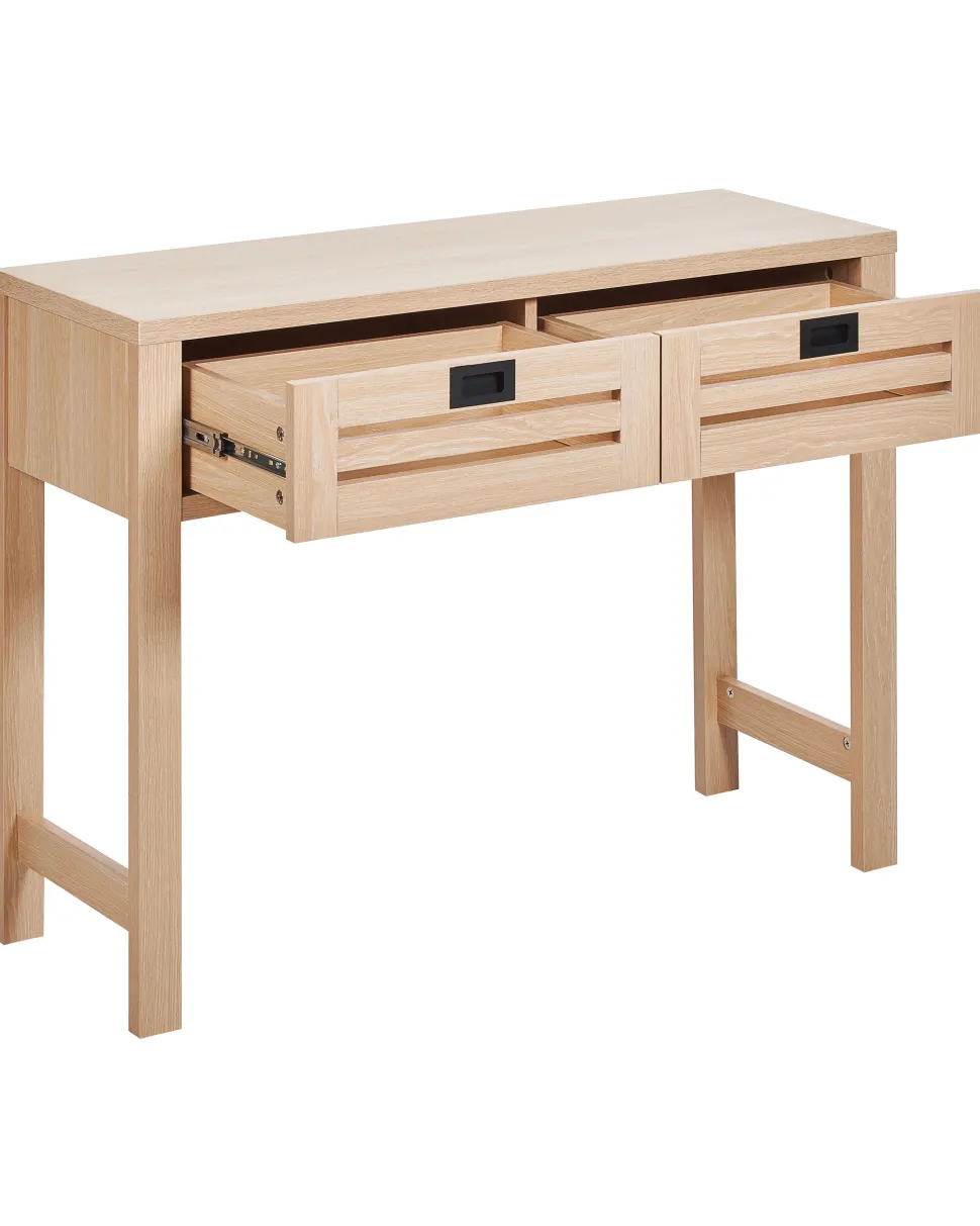 Konsolentisch Heller Holzfarbton 2 Schubladen Randa