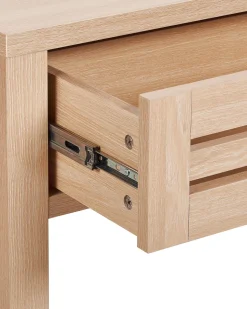 Konsolentisch Heller Holzfarbton 2 Schubladen Randa