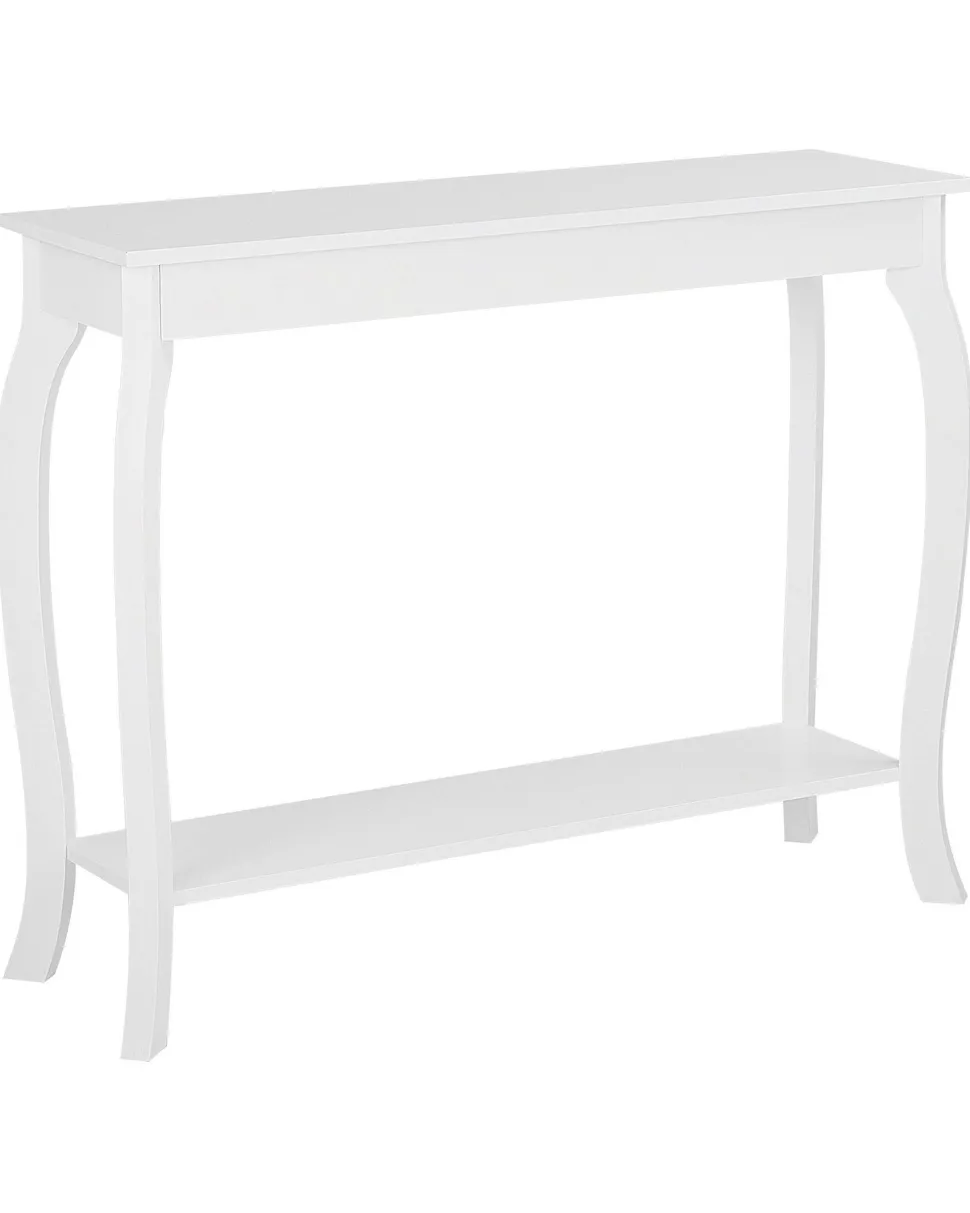 Konsolentisch Weis Rechteckig 30 X 100 Cm Hartford