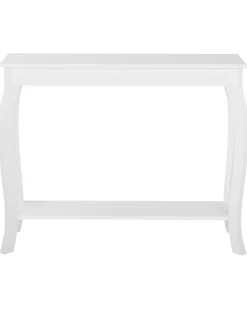 Konsolentisch Weis Rechteckig 30 X 100 Cm Hartford