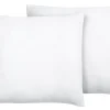 Kopfkissen 2Er Set Polyester Niedrig 80 X 80 Cm Mana