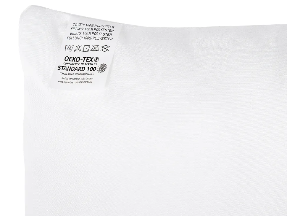Kopfkissen 2Er Set Polyester Niedrig 80 X 80 Cm Mana