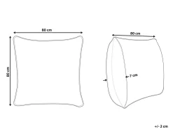 Kopfkissen Polyester Hoch 80 X 80 Cm Mana