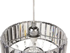 Kronleuchter Metall / Acrylglas Transparent Kristall-Optik 1-Flammig Adorn