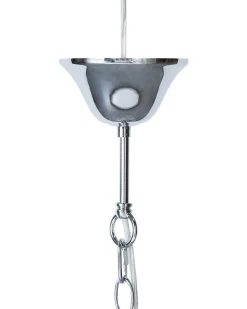 Kronleuchter Metall Transparent / Silber Kristall-Optik 5-Flammig Locone