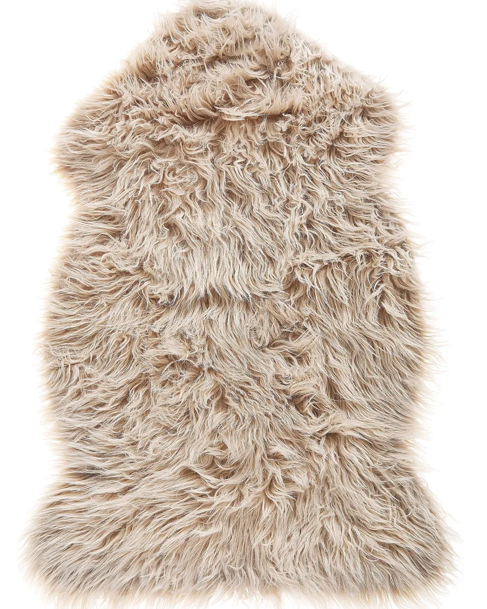 Kunstfell-Teppich Schaf Beige 88 Cm Mungo