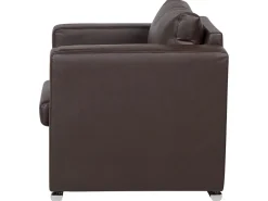 Leather Living Room Set Brown Helsinki