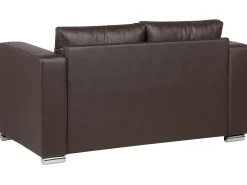 Leather Living Room Set Brown Helsinki
