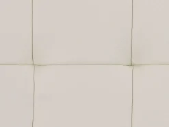 Lederbett Weis Lattenrost 180 X 200 Cm Lille