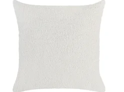 Left Hand Boucle Chaise Lounge White Le Crau