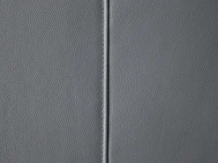 Left Hand Corner Sofa Leather Grey Farila