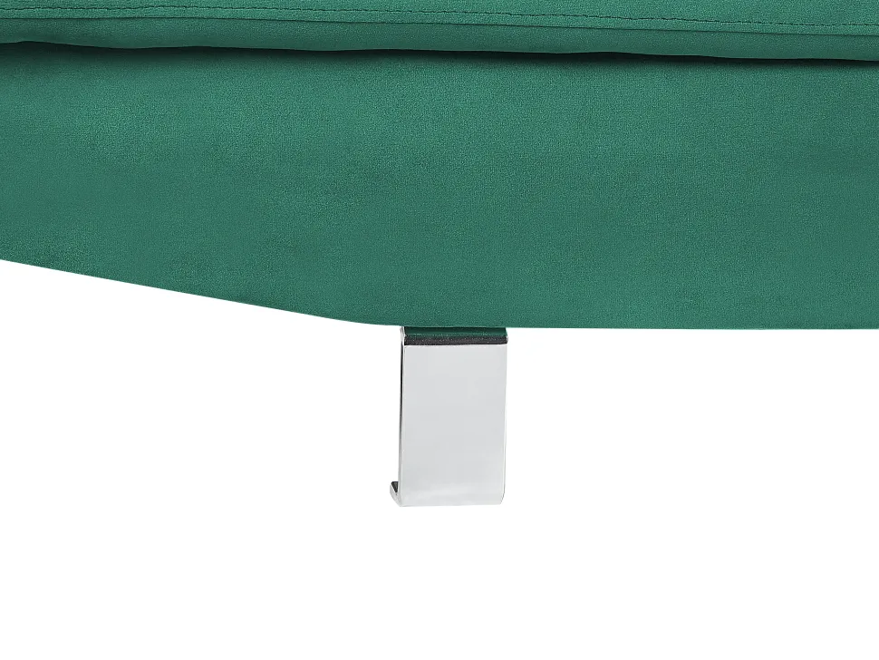 Left Hand Corner Velvet Sofa Green Norrea