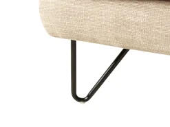 Left Hand Fabric Corner Sofa Beige Sersan