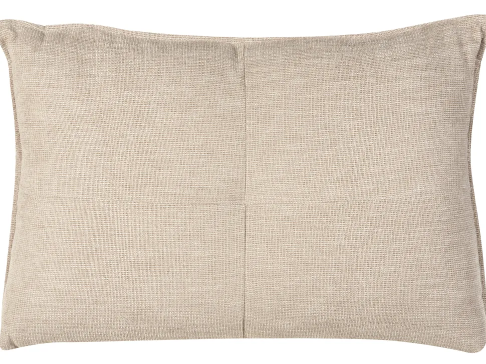 Left Hand Fabric Corner Sofa Beige Sersan