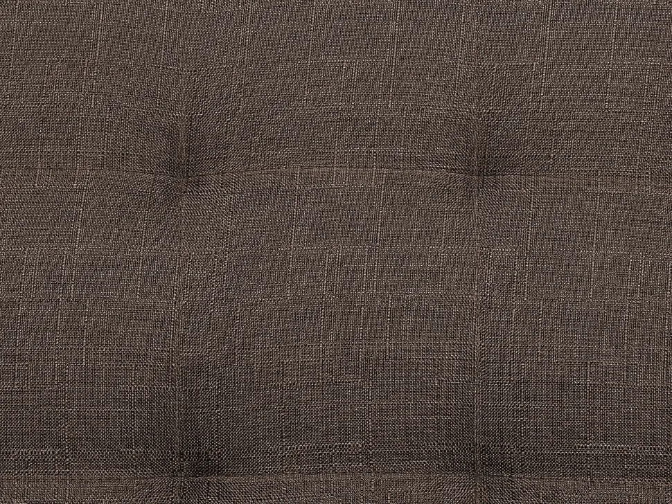 Left Hand Fabric Corner Sofa With Ottoman Brown Aberdeen