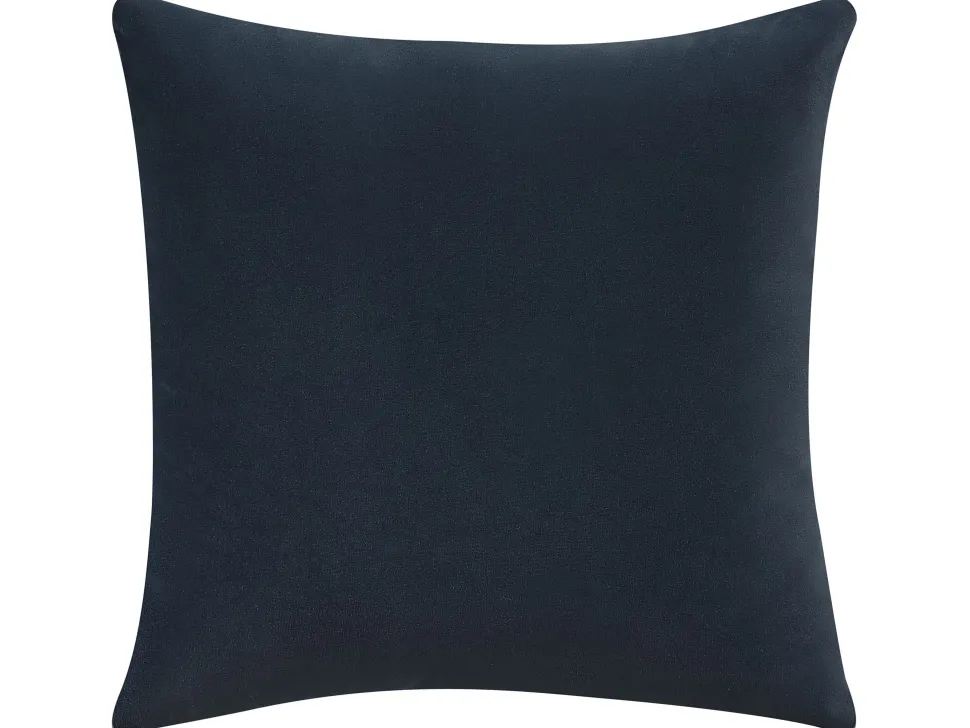 Left Hand Velvet Chaise Lounge Dark Blue Le Crau