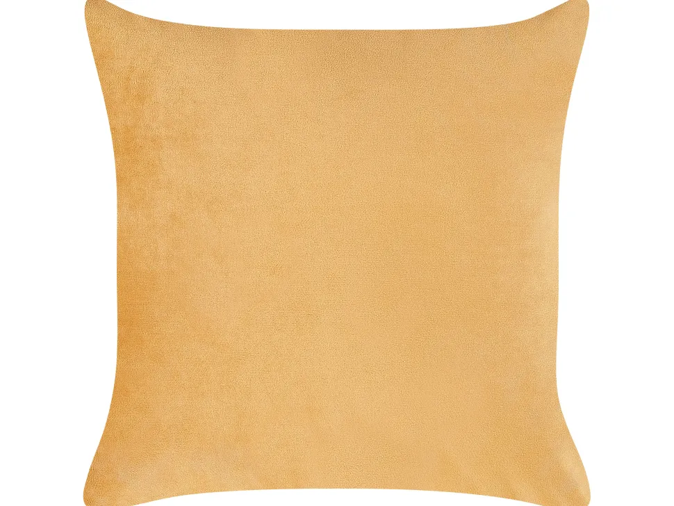 Left Hand Velvet Chaise Lounge Orange Gonesse
