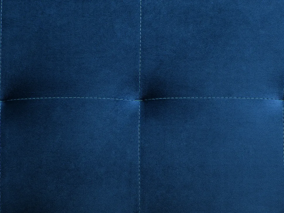 Left Hand Velvet Corner Sofa Navy Blue Aberdeen