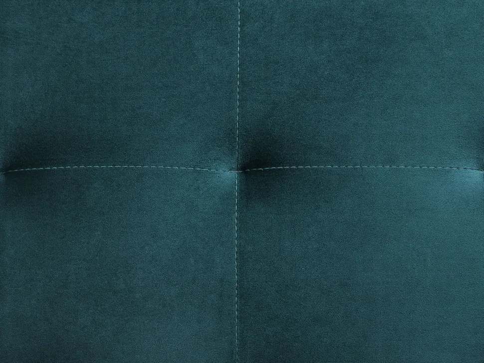 Left Hand Velvet Corner Sofa Teal Aberdeen