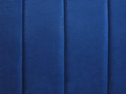 Left Hand Velvet Corner Sofa Navy Blue Timra