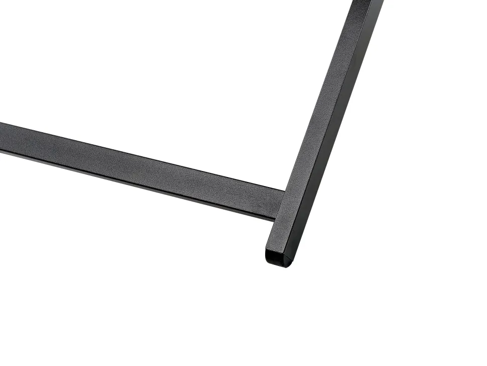 Liegestuhl Aluminium Schwarz Textilbespannung Grau Locri Ii