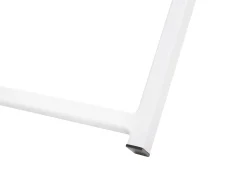 Liegestuhl Aluminium Weis Textilbespannung Grau Locri