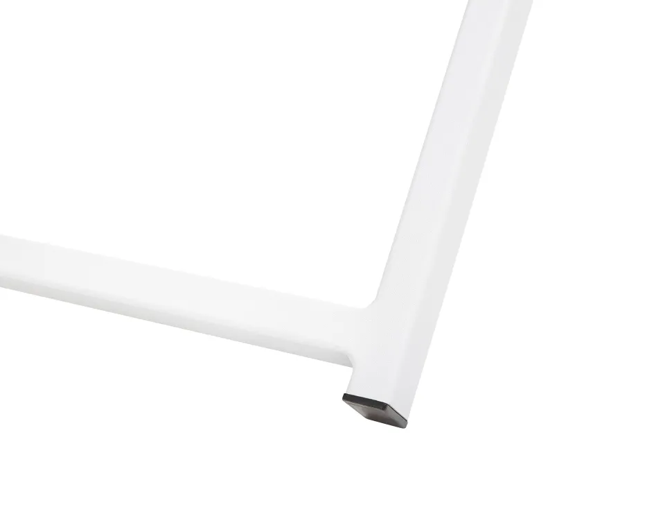 Liegestuhl Aluminium Weis Textilbespannung Grau Locri