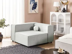 Linen Corner Section Grey Aprica