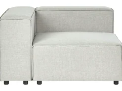 Linen Corner Section Grey Aprica