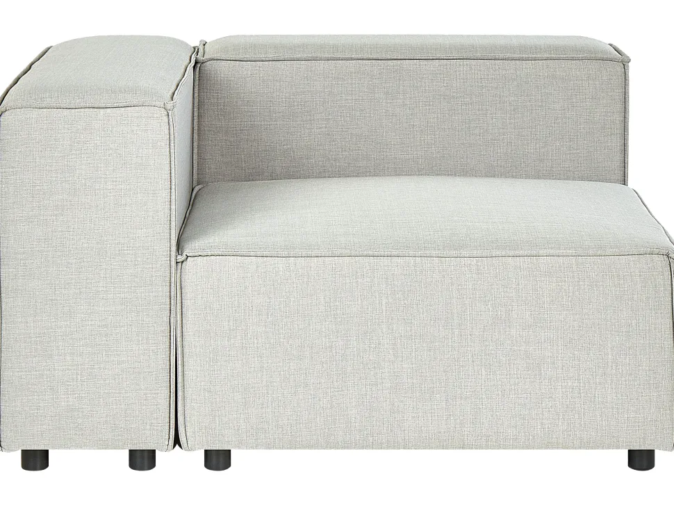 Linen Corner Section Grey Aprica