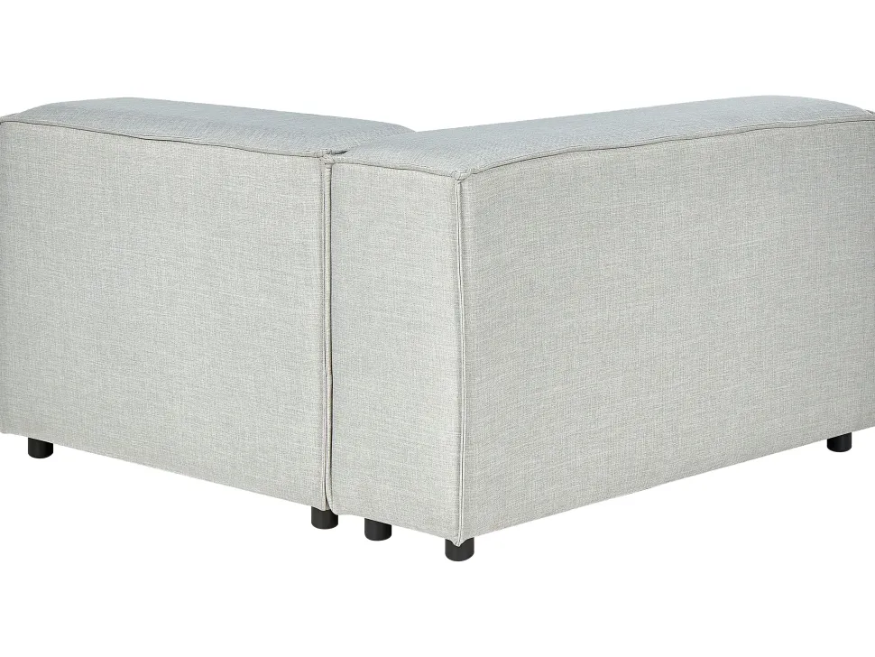 Linen Corner Section Grey Aprica