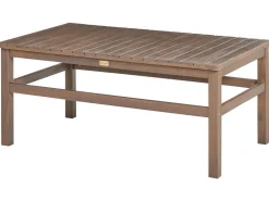 Lounge Set Akazienholz Dunkelbraun 4-Sitzer Auflagen Taupe Manila