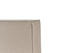 Lounge Set Akazienholz Dunkelbraun 4-Sitzer Auflagen Taupe Manila