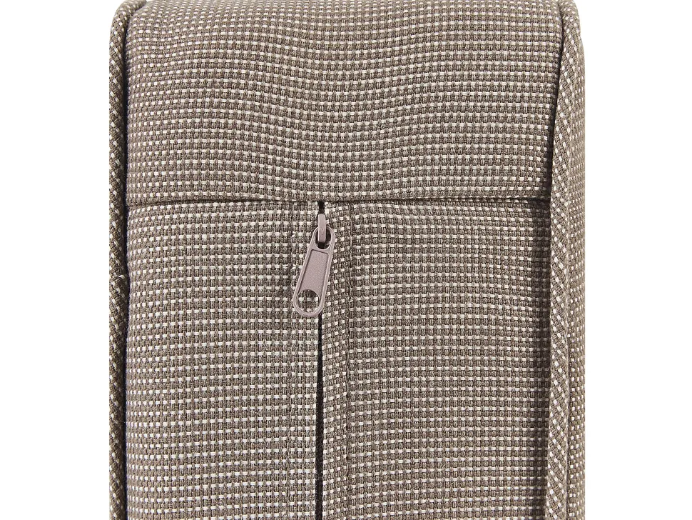 Lounge Set Akazienholz Hellbraun 4-Sitzer Modular Auflagen Taupe Timor