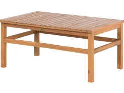 Lounge Set Akazienholz Hellbraun 4-Sitzer Auflagen Taupe Manila