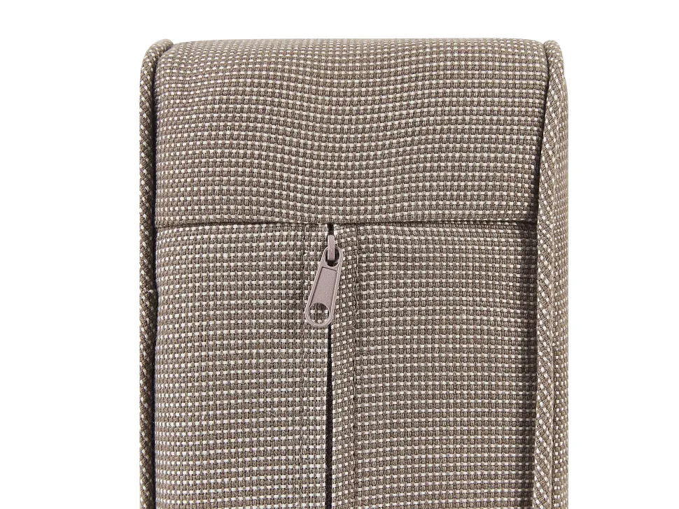 Lounge Set Akazienholz Hellbraun 4-Sitzer Auflagen Taupe Manila