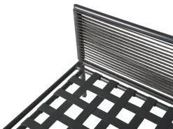 Lounge Set Aluminium Grau / Schwarz 6-Sitzer Auflagen Grau Forano