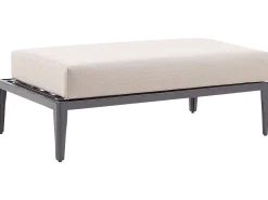 Lounge Set Aluminium Grau 6-Sitzer Linksseitig Modular Auflagen Beige Rima Iii