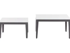 Lounge Set Aluminium Grau 6-Sitzer Linksseitig Modular Auflagen Beige Rima Iii