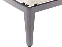 Lounge Set Aluminium Grau 6-Sitzer Linksseitig Modular Auflagen Beige Rima Iii