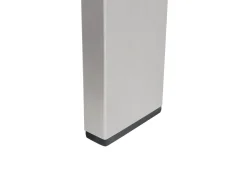 Lounge Set Aluminium 4-Sitzer Auflagen Dunkelgrau Salerno