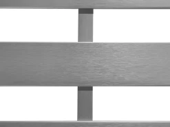 Lounge Set Aluminium 4-Sitzer Auflagen Hellgrau Salerno