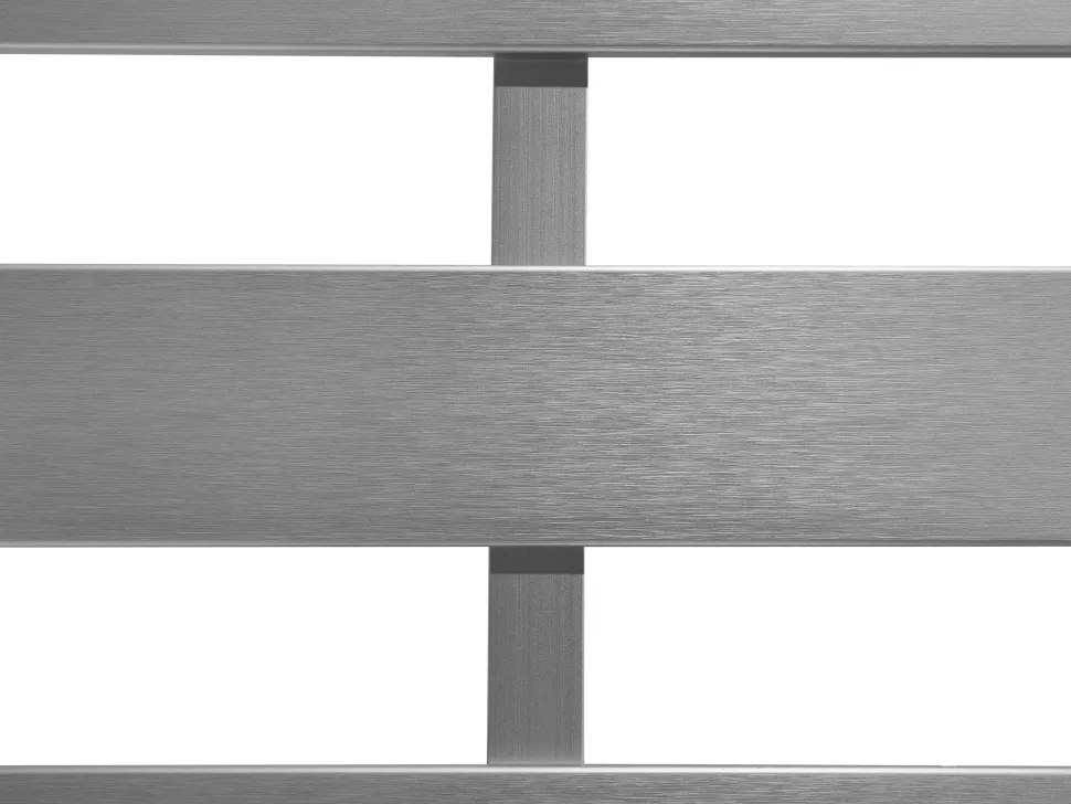 Lounge Set Aluminium 4-Sitzer Auflagen Hellgrau Salerno
