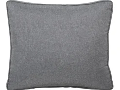 Lounge Set Aluminium Weis 4-Sitzer Auflagen Grau Latina