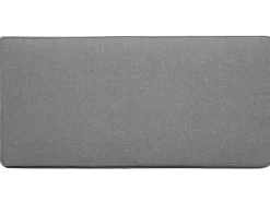 Lounge Set Aluminium Weis 4-Sitzer Auflagen Grau Latina